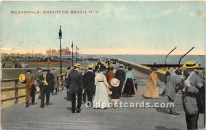 Boardwalk Brighton Beach, NY, USA Amusement Park 1911 