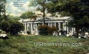 Picnic Pavilion, Riverview Park in Omaha, Nebraska