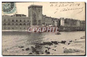 Postcard Old Marseille's Old Port entry