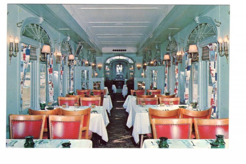 Steantown Railroad, Railway Train Interior, Diner Lounge, Bellows,  Vermont