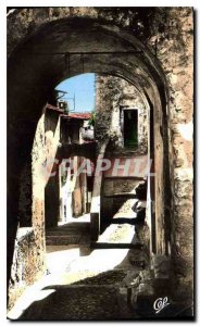 Old Postcard Menton an old street