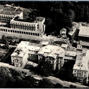 c1950s Krynica-Zdrój, Poland RPPC Uzodrowiska Birds Eye Photo Health Resort 1G