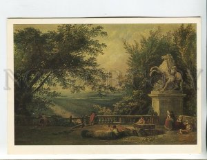 458461 USSR 1985 year Hubert Robert France ruins of a terrace in a park old