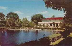 Bird House and Lagoon, Brookfield IL, Illinois - Chicago Zoological Park