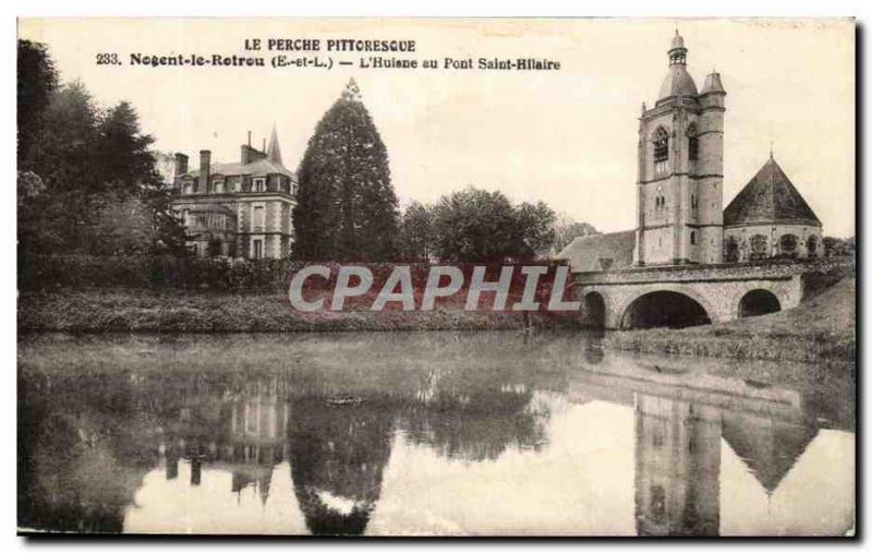Old Postcard The picturesque Perche Nogent Rotrou l & # 39Huisne the Pont Sai...