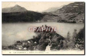 Old Postcard Lac d & # 39Annecy Talloires and the castle