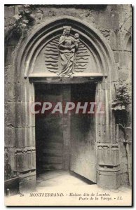 Postcard Old House Montferrand called Lucrece Door of the Virgin