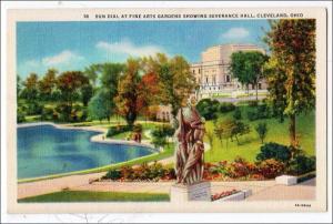 Sun Dial at Fine Arts Garden, Cleveland OH