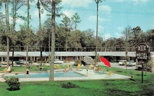 ADEL, GA Georgia DIXIE MOTEL Roadside COOK CO 50's CARS~Bathing Beauty  Postcard