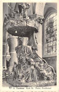 BG34481 turnhout kerk st pieter predikstoel postcard belgium