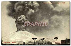 Postcard Old Volcano Eruzione del Vesuvio Aprile 1906