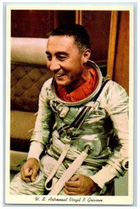 c1950's US Astronaut Virgil I Gus Grissom Mitchell Indiana IN Postcard