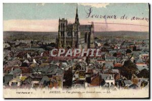 Old Postcard Amiens General view