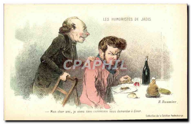 Old Postcard Fancy formerly Daumier's humourists