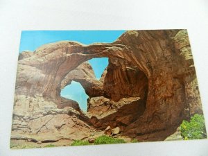 Vintage Postcard Arches National Monument Double Arch