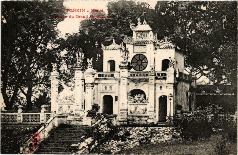 CPA AK INDOCHINA Tonkin Pagode du Grand Bouddha VIETNAM (956757)