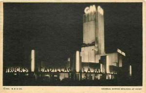 IL, Chicago, Illinois, Century of Progress Expo, General Motors Bldg, Dated 1933