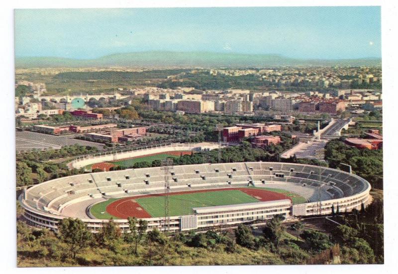 Italy Rome Olympic Stadium Roma Stadio Olimpico Postcard