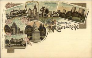 Chateauroux France Multi View Seughol & Magdelin #1188 c1900 Postcard