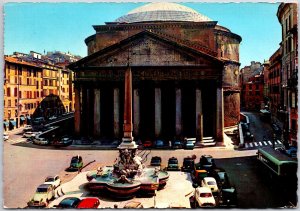 1970's Roma The Pantheon Rome Italy Monument and Building Posted Postcard