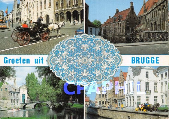 Modern Postcard Brugge