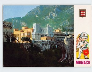 Postcard Le Palais Princier et ses remparts, Monaco, Monaco
