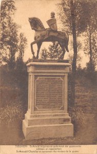 US18 Europe France Tieghem St Arnold knight statue