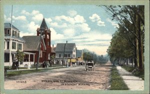 Bethlehem New Hampshire NH White Mts Sunday Morning Vintage Postcard