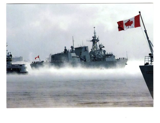 HMCS Navy Marine Ship Toronto, Halifax, Nova Scotia 2004, Chronicle Herald