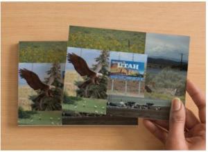Roadside Scene Postcard (1 each), Road Trip Through Utah Farmland on Highway 15