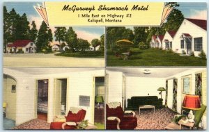 M-3163 McGarvey's Shamrock Motel Kalispell Montana