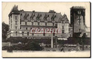 Old Postcard The castle Pau