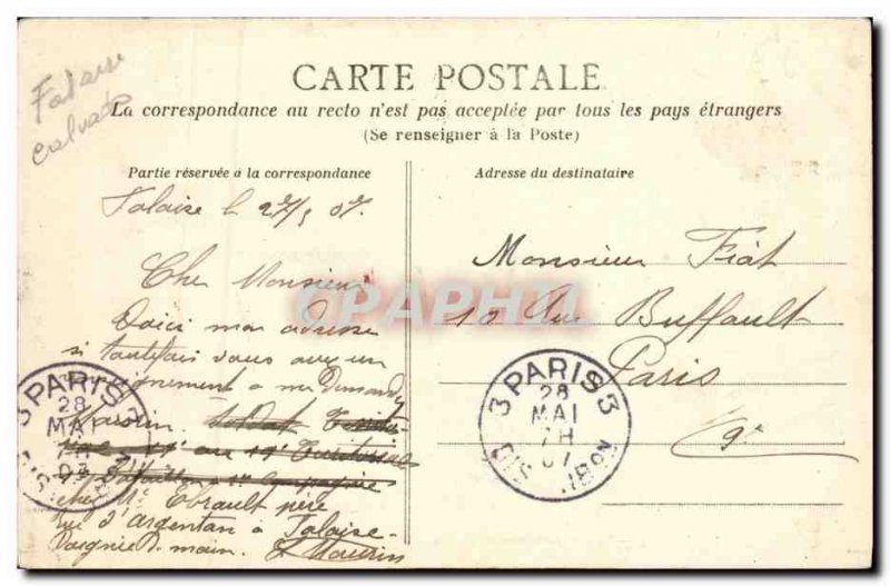 Postcard Old Barracks Cliff Dumont d Urville Army