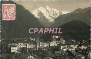 Modern Postcard Interlaken Jungfrau