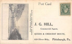 Pittsburgh Pennsylvania Queen and Crescent Route Railroad Postcard AA34655