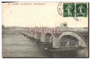 Old Postcard Angers Les Ponts De Ce Dumnacus Bridge