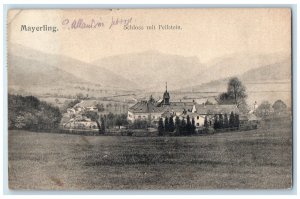 c1910 Mayerling Castle With Peilstein Austria Posted Antique Postcard