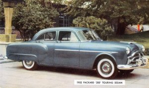 1952 Packard 200 Touring Sedan Car Ad Vintage Postcard AA8269