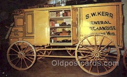 1870 peddlers wagon Antique Classic Car, Unused small internal tear with wear...