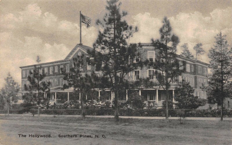 Postcard The Hollywood in Southern Pines, North Carolina~123416