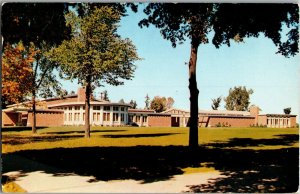 Jerry Tyler Student Center University MI Saginaw c1955 Vintage Postcard D07