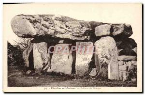 Old Postcard Dolmen Dolmen Menhir Carnac Plouharnel Crucuno