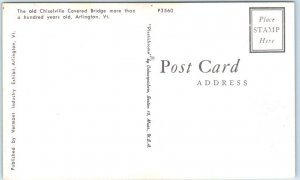 Postcard - The old Chiselville Covered Bridge - Arlington, Vermont 