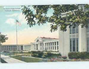 Divided-Back TECHNICAL HIGH SCHOOL Oakland California CA k0774