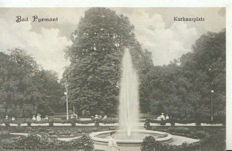 Germany Postcard - Bad Pyrmont - Kurhausplatz - Ref TZ10244