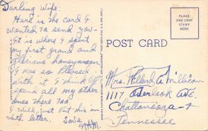 WILMINGTON NORTH CAROLINA~HOTEL-GREAT HONEYMOON MESSAGE POSTCARD 1940s