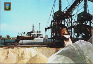 Spain Torrevieja Alicante Salt's Wharf Vintage Postcard BS.26