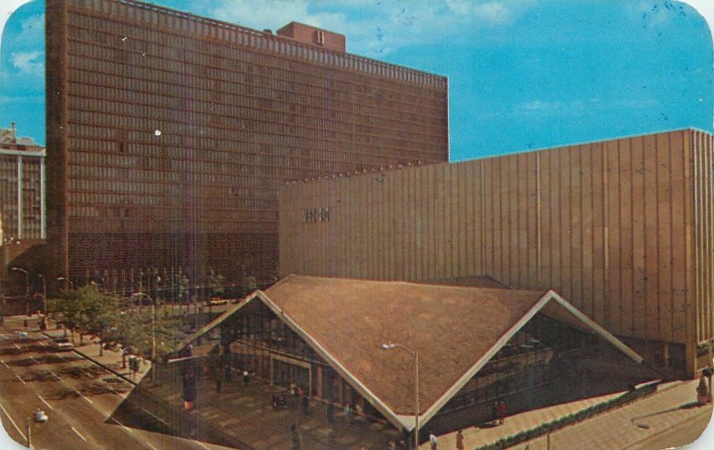 Postcard United States Denver Hilton Hotel Colorado 1972