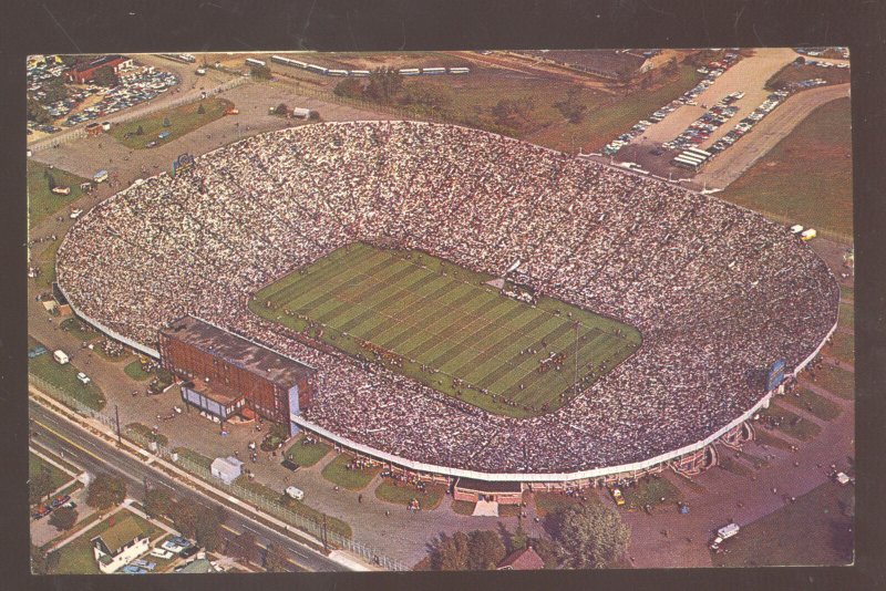 ANN ARBOR MICHIGAN WOLVERINES UNIVERSITY FOOTBALL STADIUM VINTAGE POSTCARD