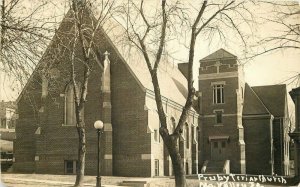 Missouri Valley Iowa Presbyterian Church RPPC Photo Postcard 11193